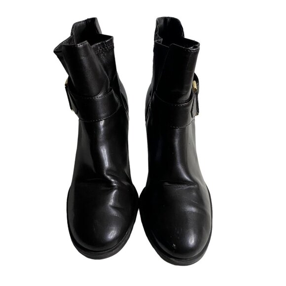 Dockers Women's Chocolate Brown Blocked Ankle Heel Boots - Picture 2 of 10